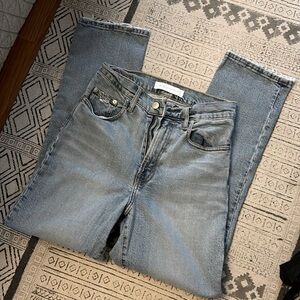NOBODY 'CHARLOTTE ANKLE' HIGH RISE RELAXED JEANS • SIZE 25